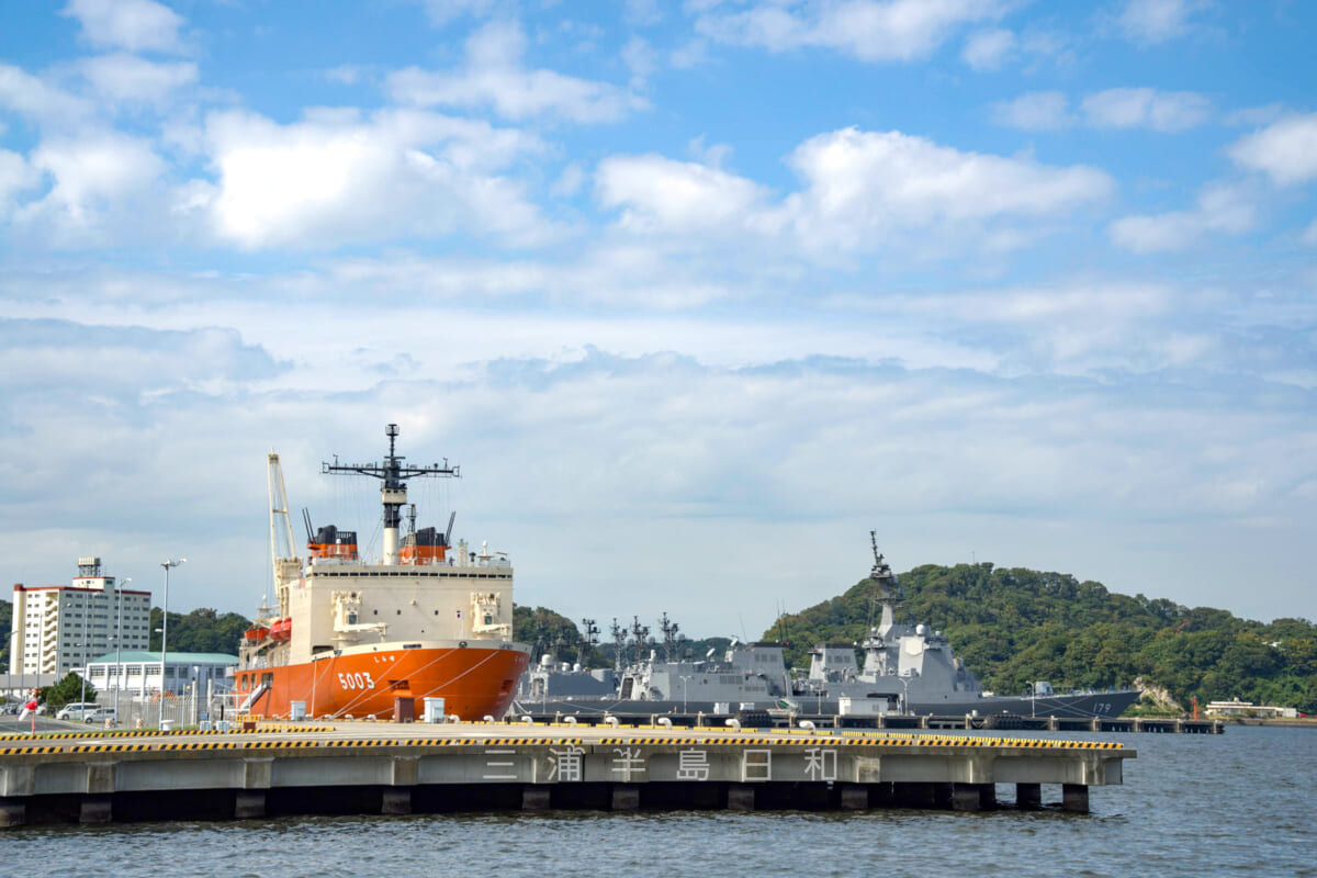 ヴェルニー公園・南極観測船「しらせ(二代)」(撮影日:2020.10.06)