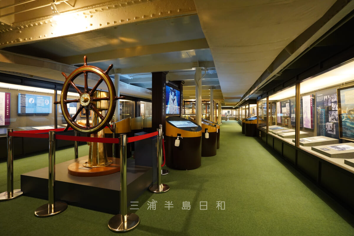 記念艦三笠・中央展示室(撮影日:2020.11.17)