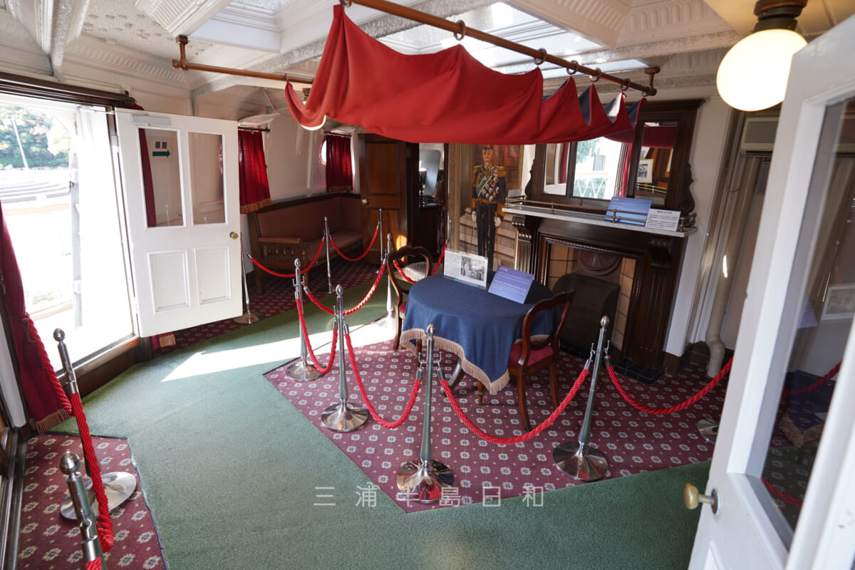 記念艦三笠・長官室(撮影日:2020.11.17)