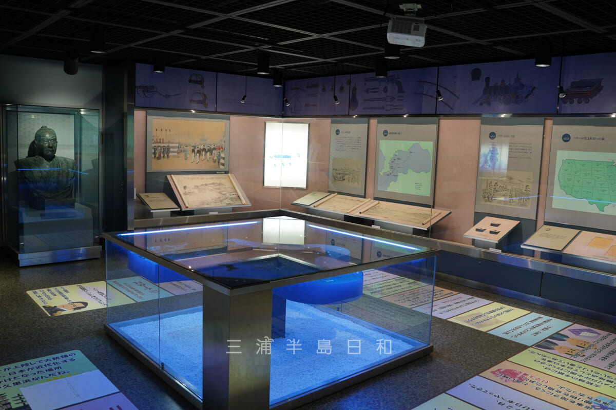 ペリー記念館・2階の展示スペース(撮影日:2019.04.20)