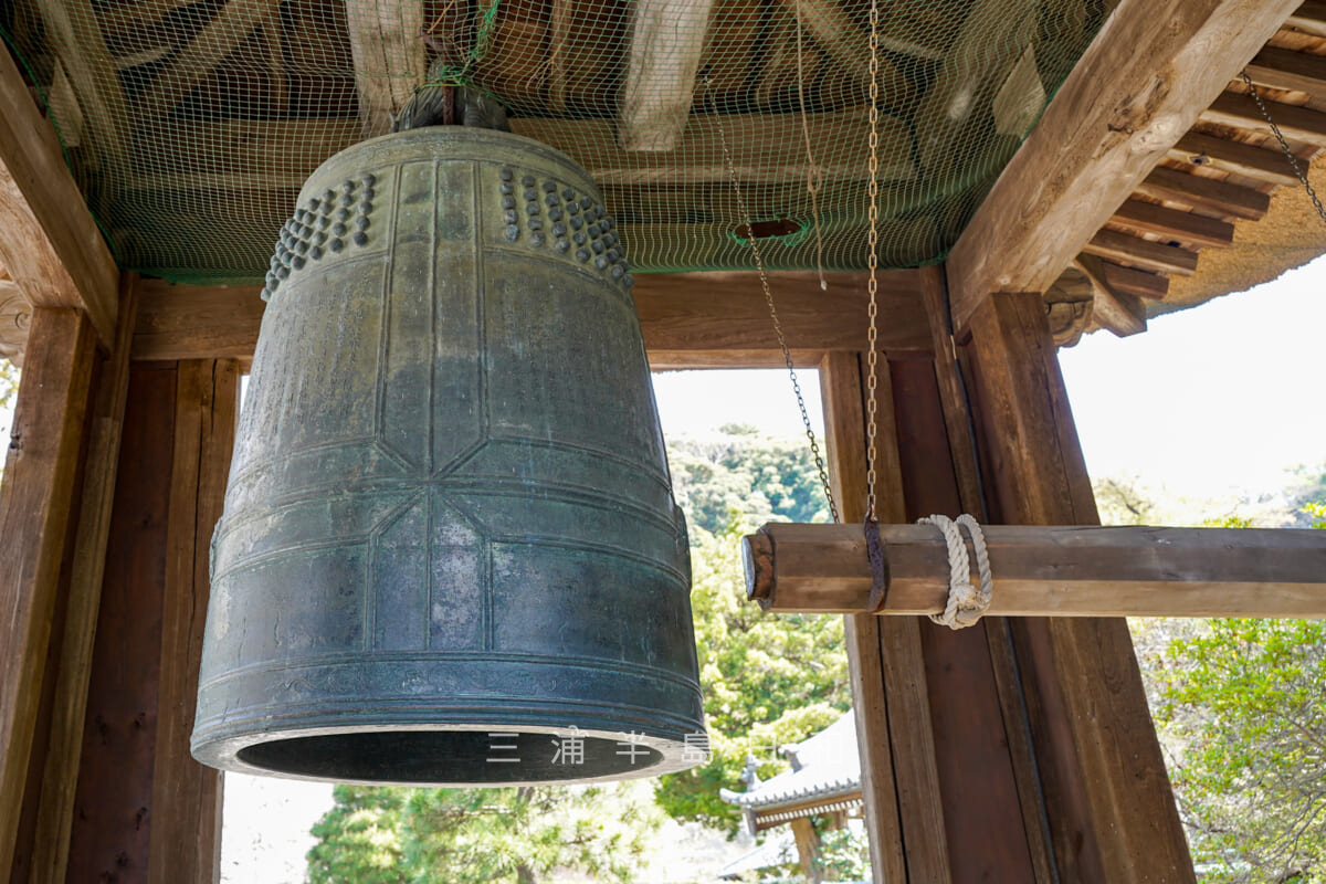 建長寺・梵鐘のアップ（撮影日：2021.03.26）