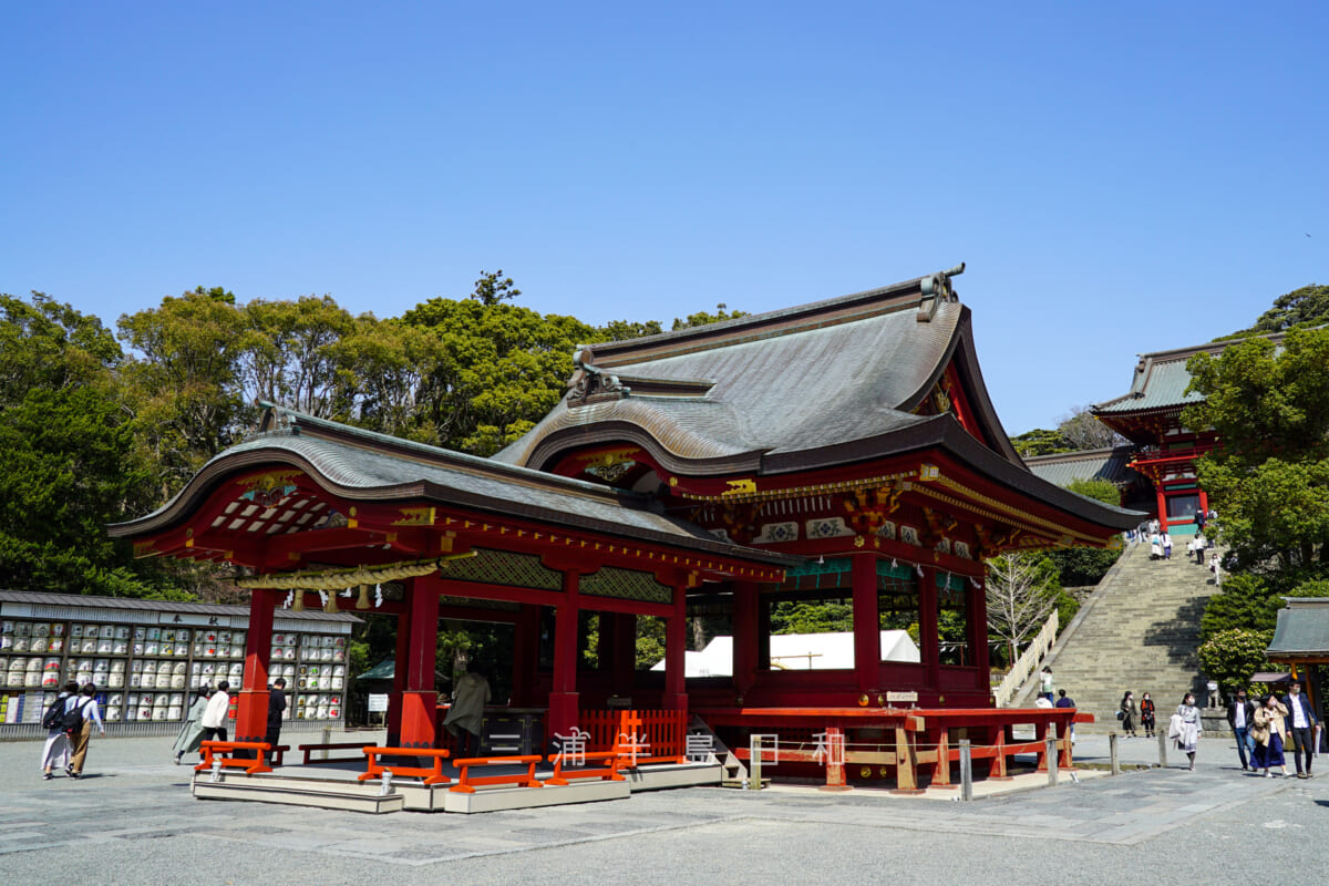 鶴岡八幡宮・舞殿（撮影日：2021.03.16）