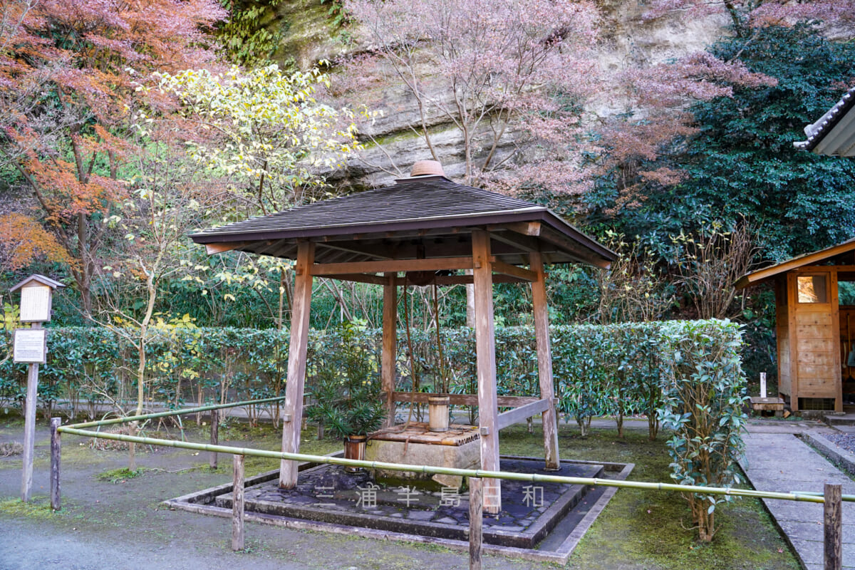 明月院・瓶(つるべ)の井(撮影日:2020.12.16)