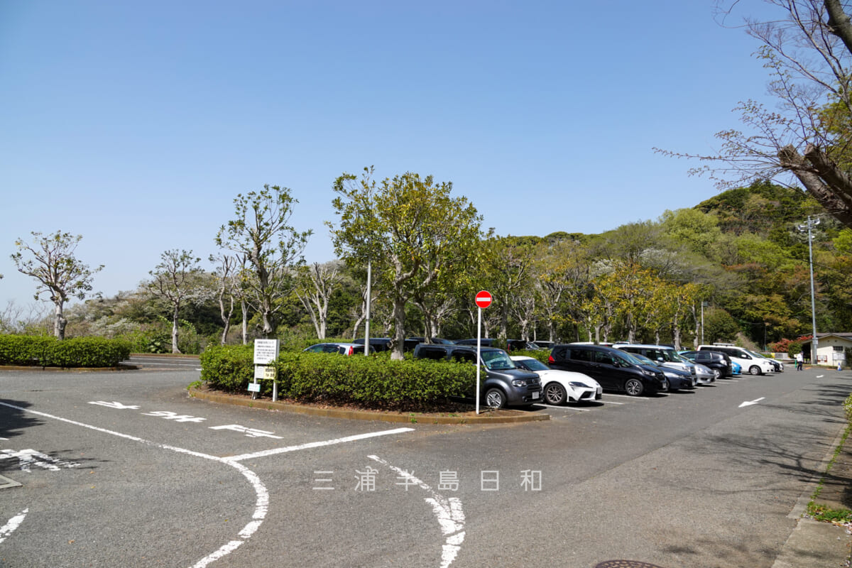 南郷上ノ山公園・駐車場(撮影日:2021.03.31)
