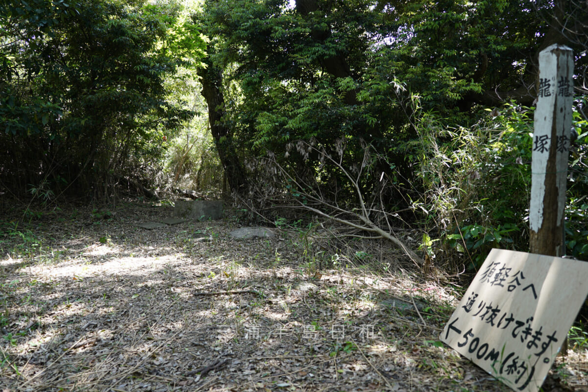 武山不動院・龍塚がある広場（撮影日：2021.04.27）