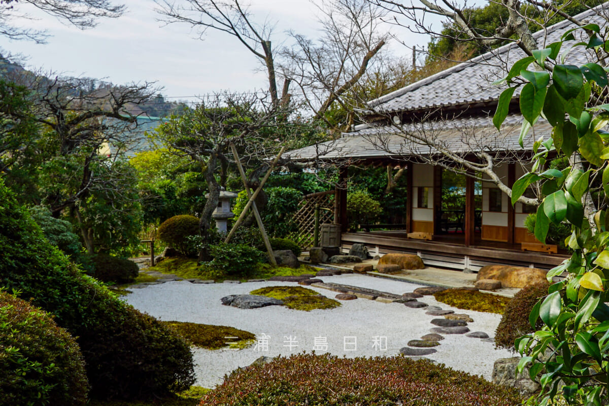浄妙寺・喜泉庵と枯山水庭園（撮影日：2021.03.16）
