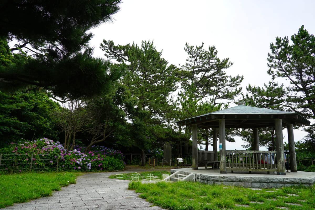稲村ケ崎公園(鎌倉海浜公園稲村ガ崎地区)・展望広場(撮影日:2021.06.23)