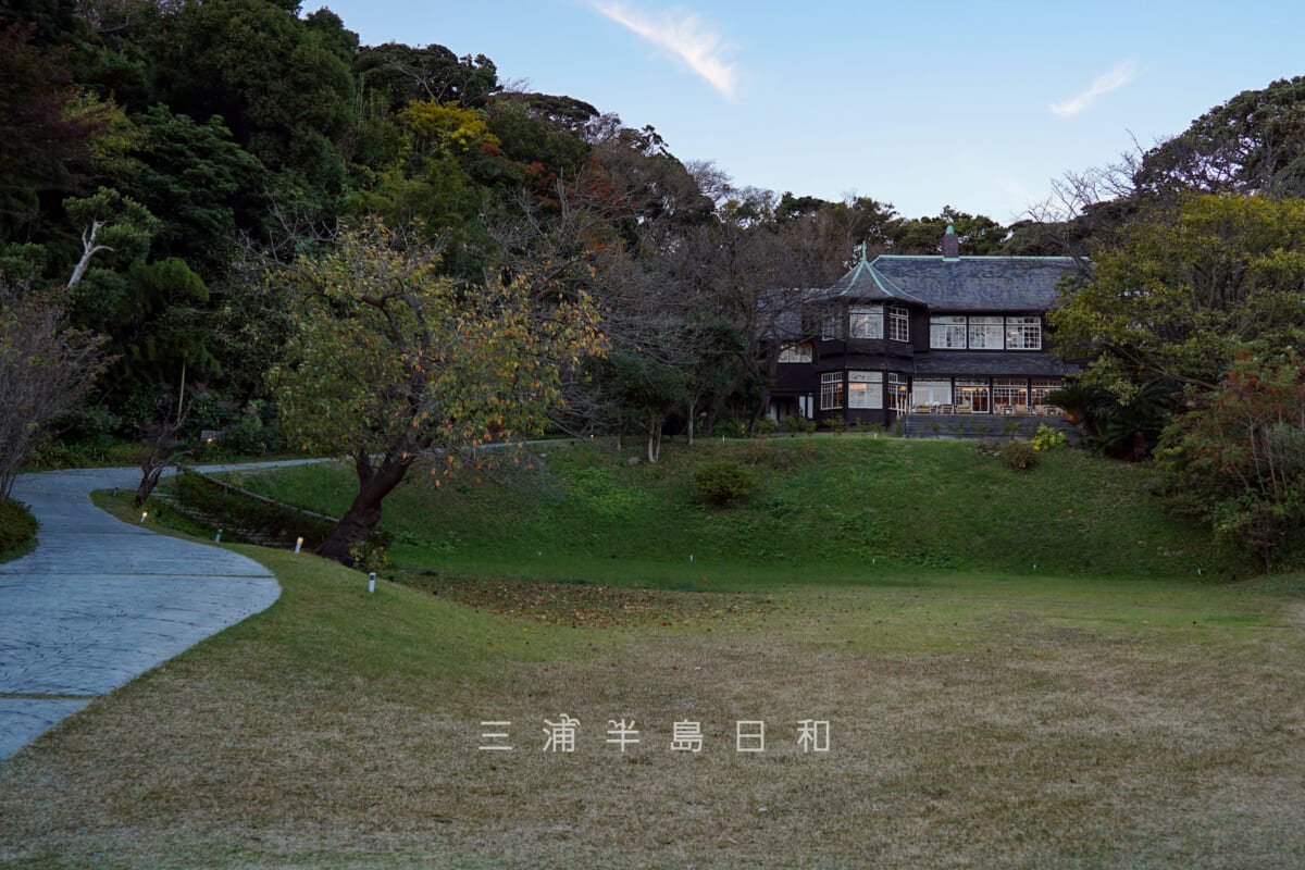 古我邸と前庭(撮影日:2020.11.19)