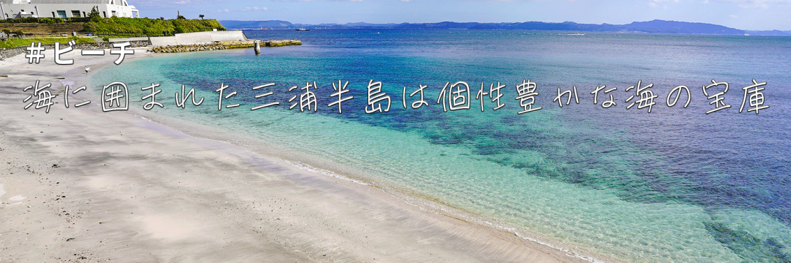＃ビーチ | 海に囲まれた三浦半島は個性豊かな海の宝庫