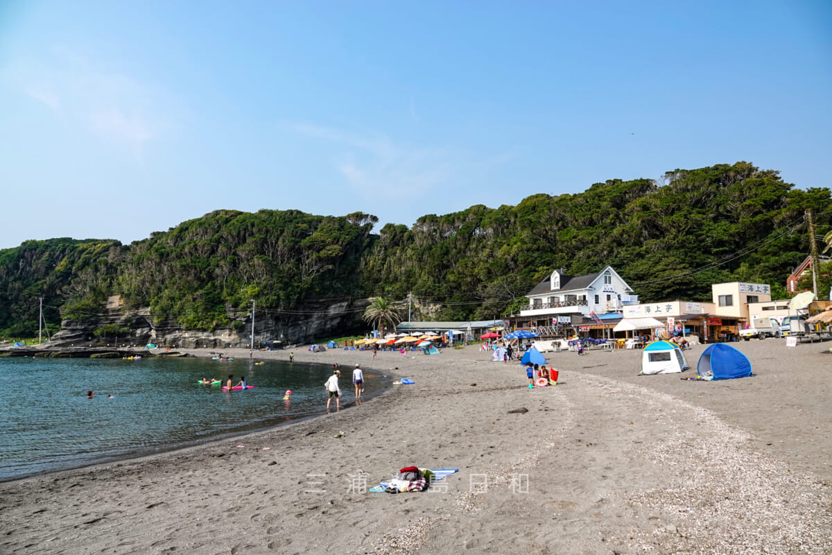 荒井浜 荒井浜海水浴場 新井城跡 日本の水浴場88選に選ばれた三浦道寸ゆかりのビーチ