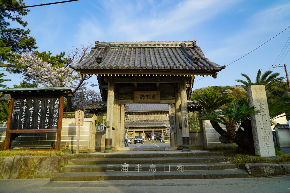 光明寺・総門(撮影日:2018.04.01)