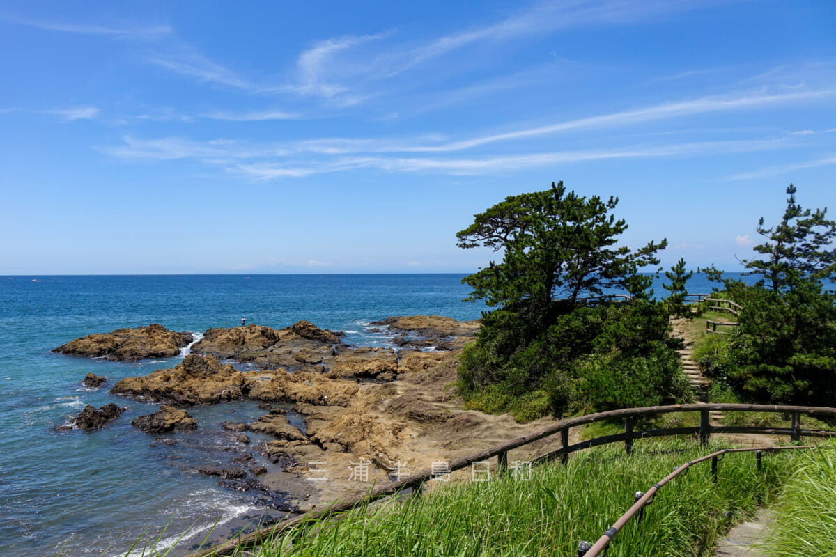 立石公園前の岬「梵天の鼻」(撮影日:2021.07.20)