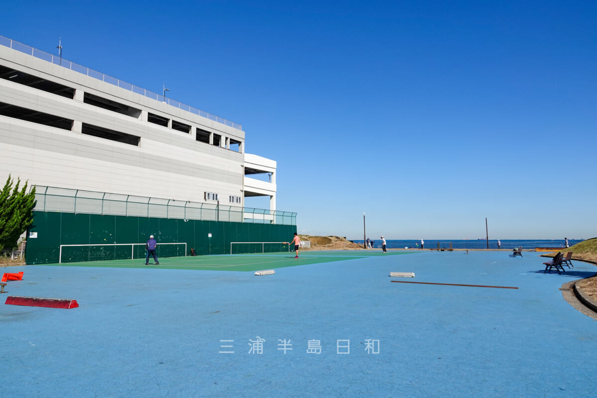 うみかぜ公園・壁打ちテニスコート（撮影日：2021.10.20）