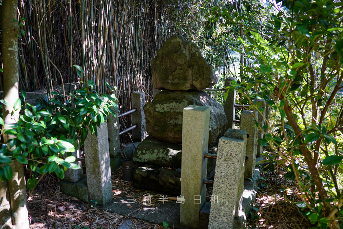 三浦義村の墓・旧墓所（撮影日：2021.09.21）