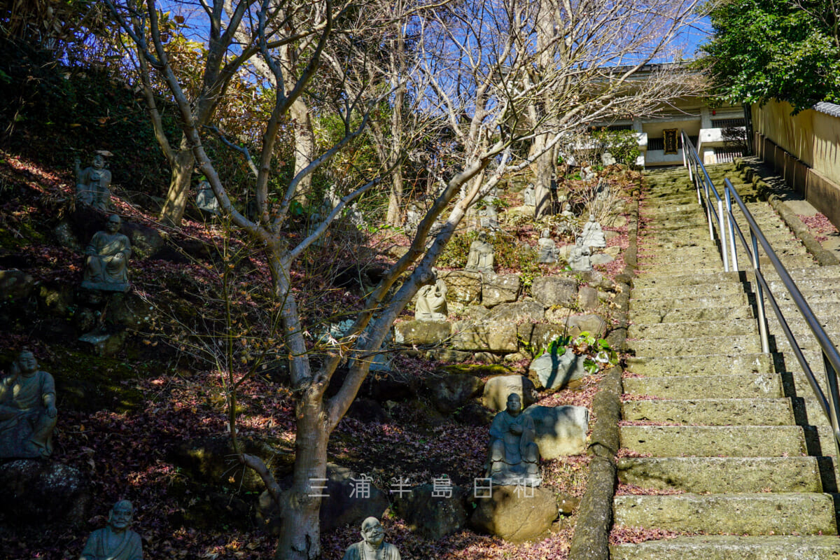 満昌寺・羅漢さんの庭（撮影日：2022.01.12）