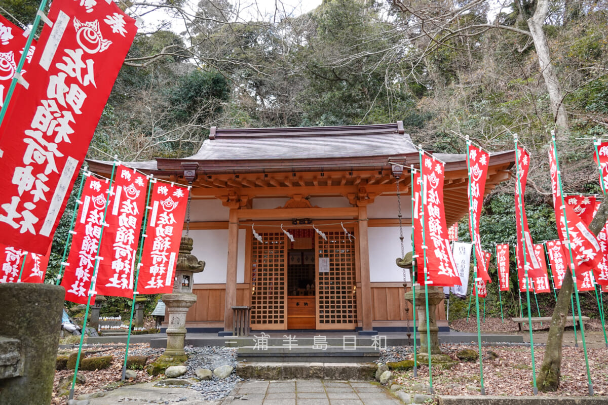 佐助稲荷神社・拝殿（撮影日：2022.01.27）