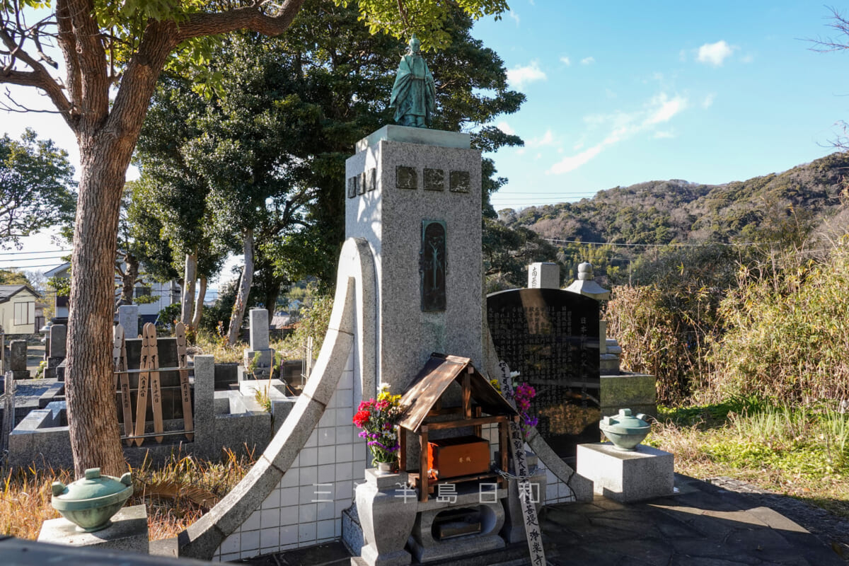 浄楽寺・「郵便の父」前島密の墓（撮影日：2022.01.31）