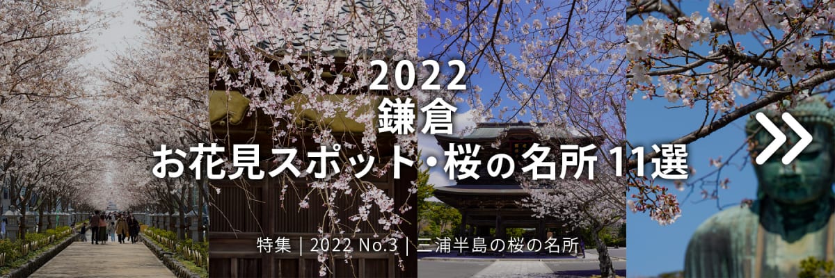 【2022 No.3】特集 | 鎌倉 三浦半島お花見スポット・桜の名所11選