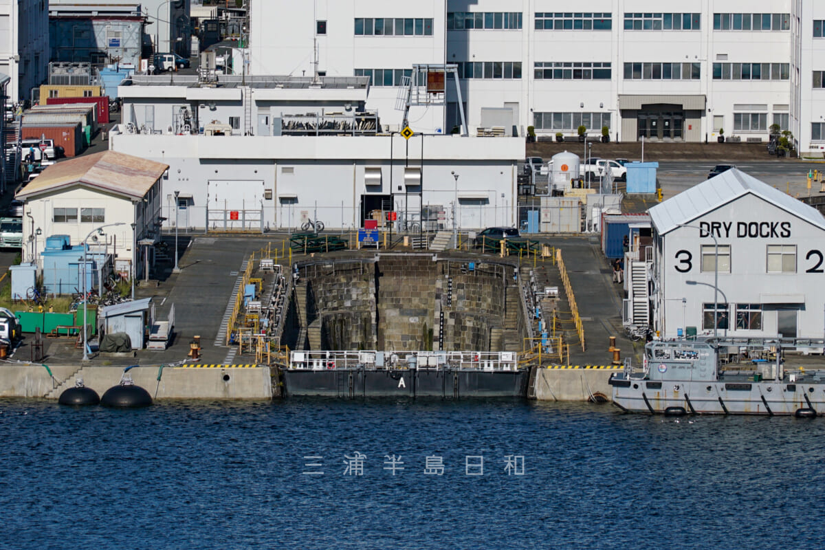 旧横須賀製鉄所（横須賀海軍施設ドック）・3号ドック（撮影日：2022.10.04）
