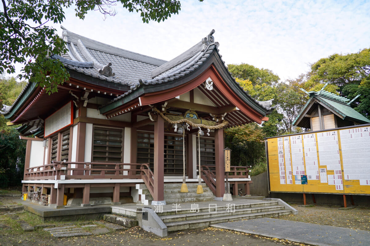 森山神社・社殿（撮影日：2022.11.17）