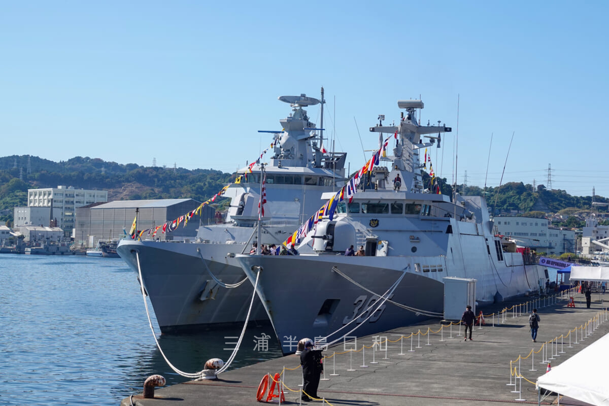 海上自衛隊 国際観艦式2022「フリートウィーク」横須賀港外国艦艇一般公開