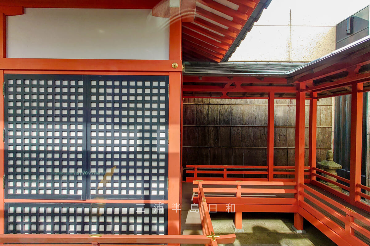 鎌倉歴史文化交流館・元個人住宅「Kamakura-House」内に設けられた和風建築（撮影日：2023.03.09）