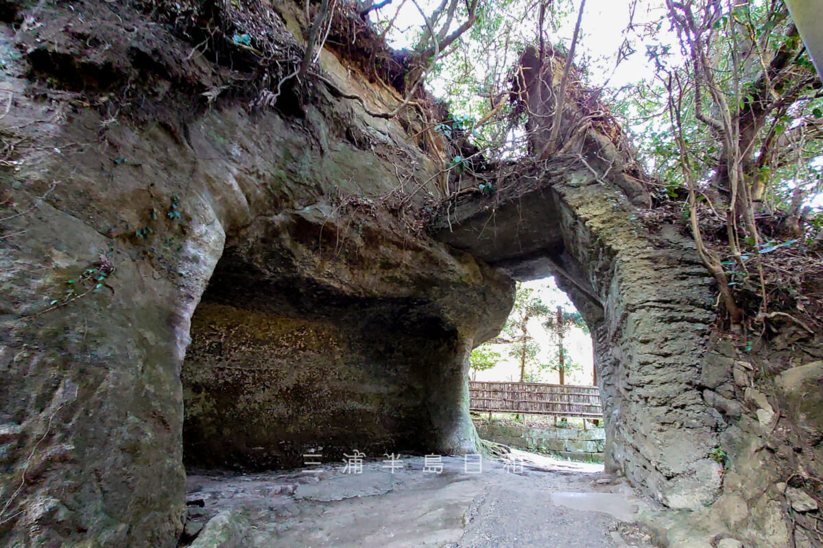 海蔵寺・十六の井前のトンネル（撮影日：2023.03.03）