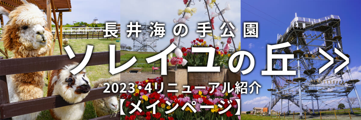 長井海の手公園 ソレイユの丘2023年4月リニューアル紹介【メインページ】