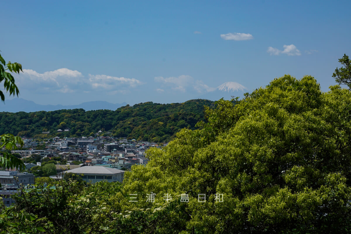 祇園山（見晴台）・富士山方面を望む（撮影日：2023.05.02）