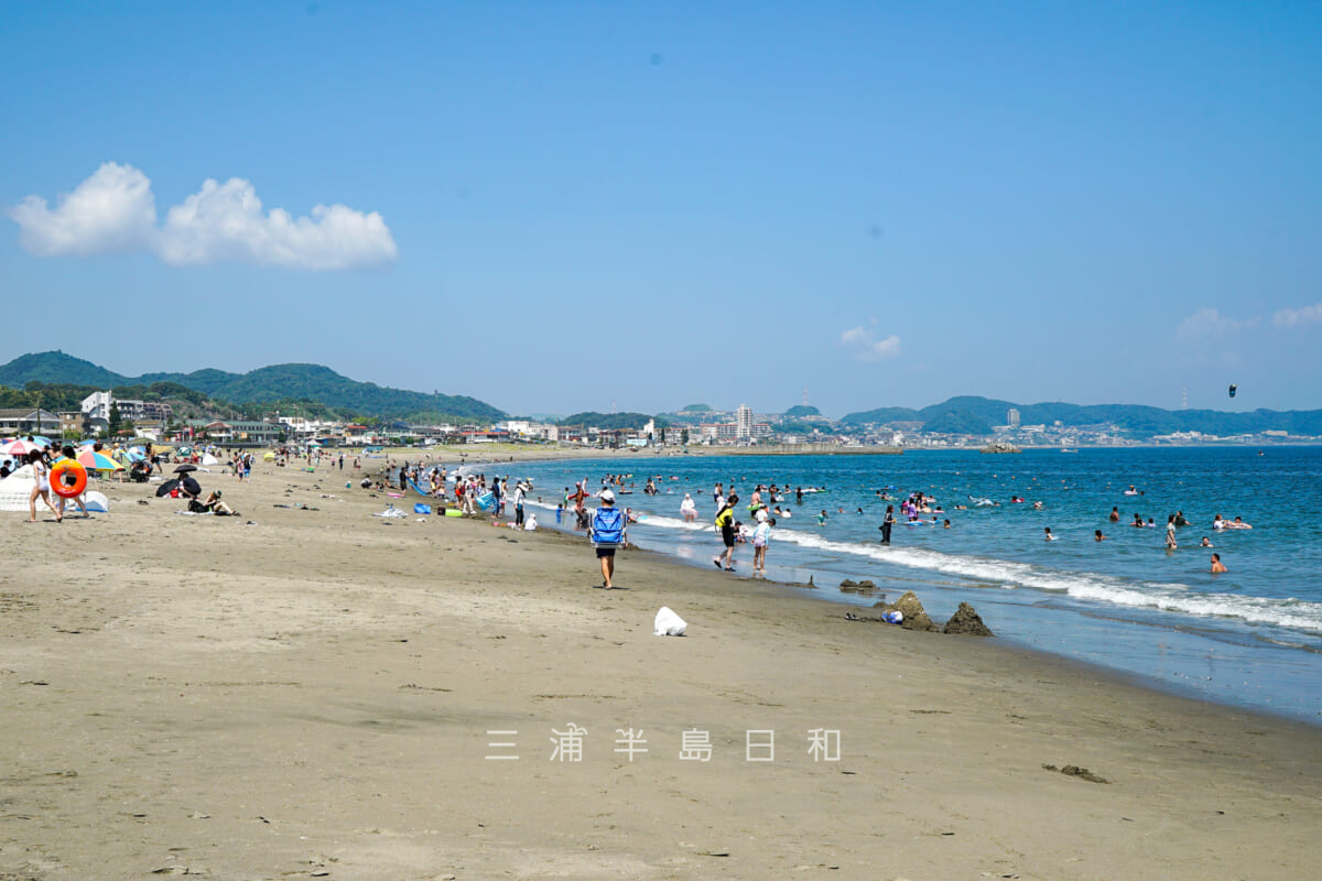 三浦海岸海水浴場（撮影日：2023.08.19）