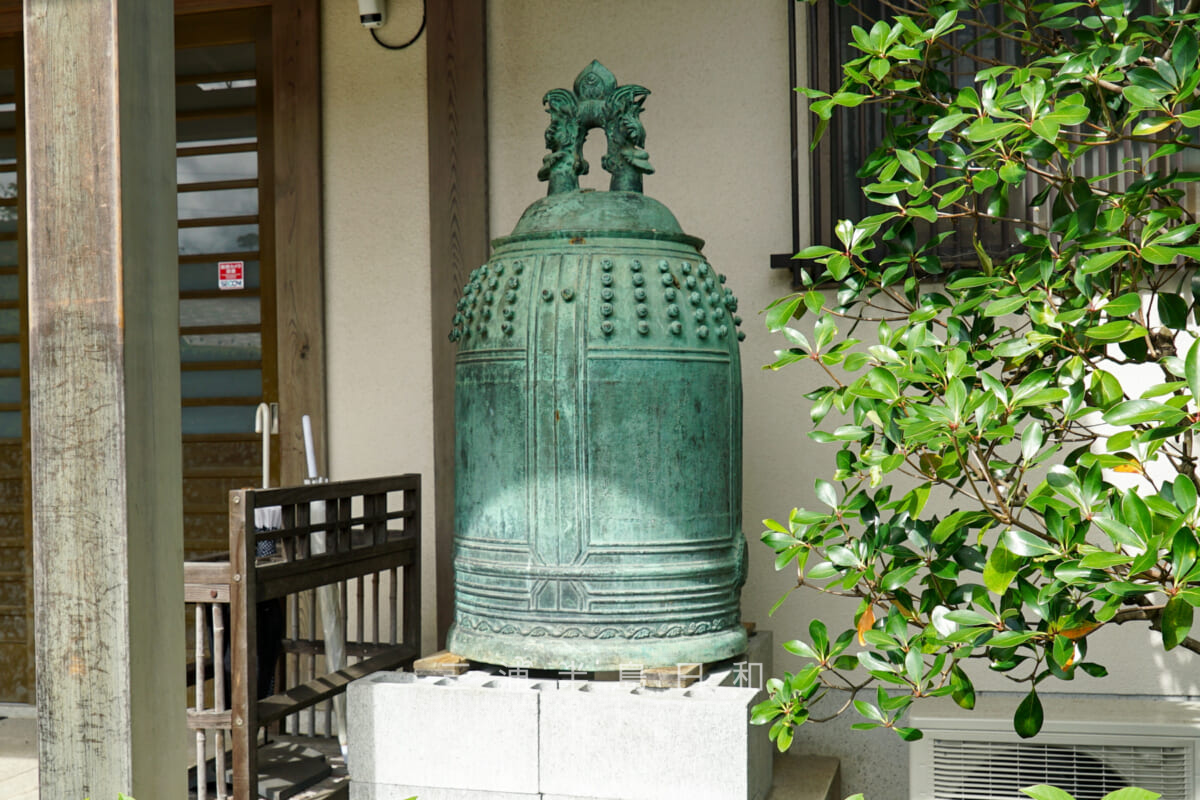 浄土寺・アメリカから返還された梵鐘（撮影日：2023.09.05）