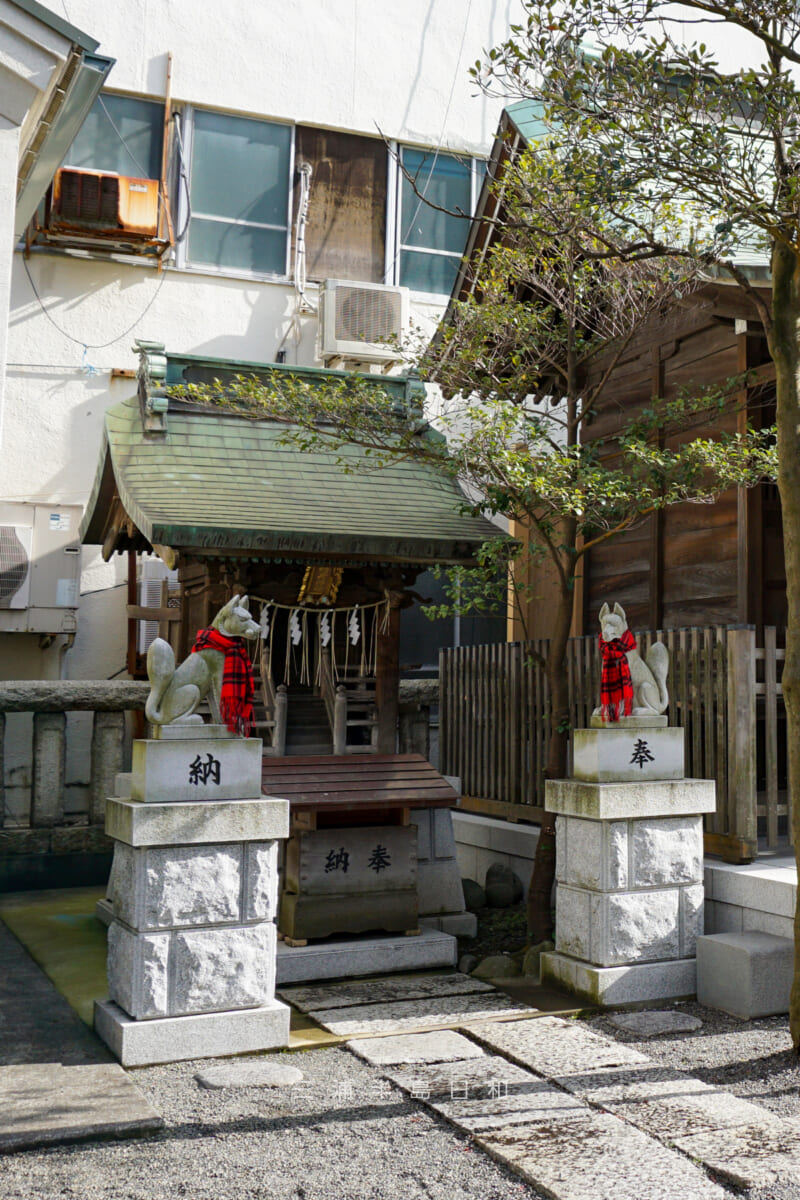 諏訪神社・稲荷神社（撮影日：2023.01.24）