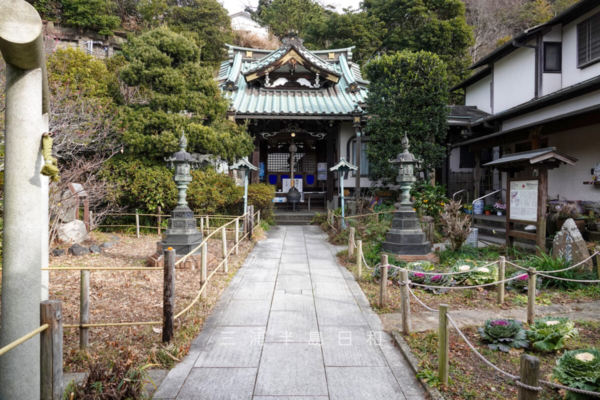 常栄寺(ぼたもち寺)・境内(撮影日:2024.01.11)