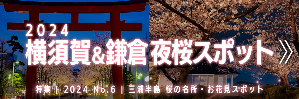 【2024 No.6】特集 | 横須賀＆鎌倉夜桜スポット