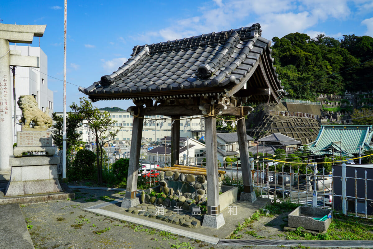 船越神社・手水舎（撮影日：2020.10.06）