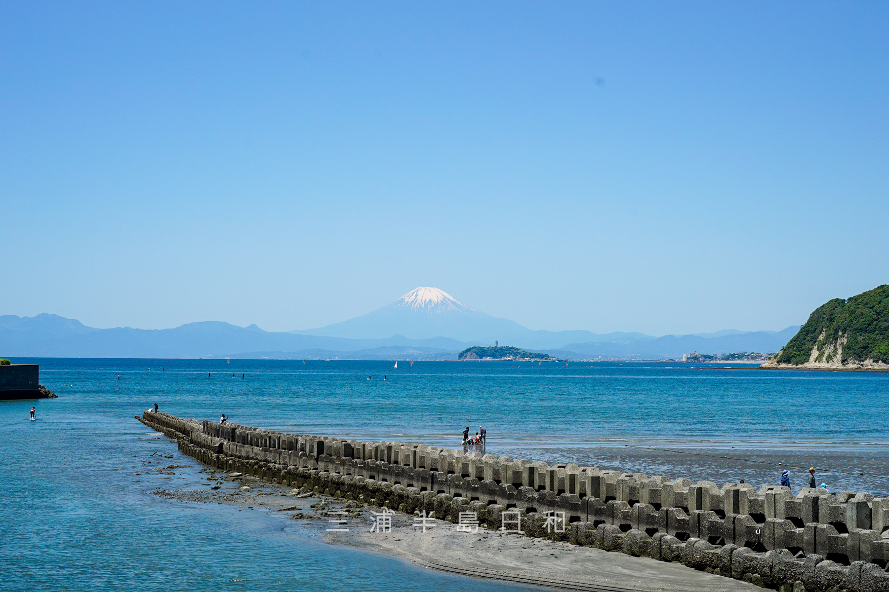 渚橋より富士山を望む（撮影日：2024.05.10）