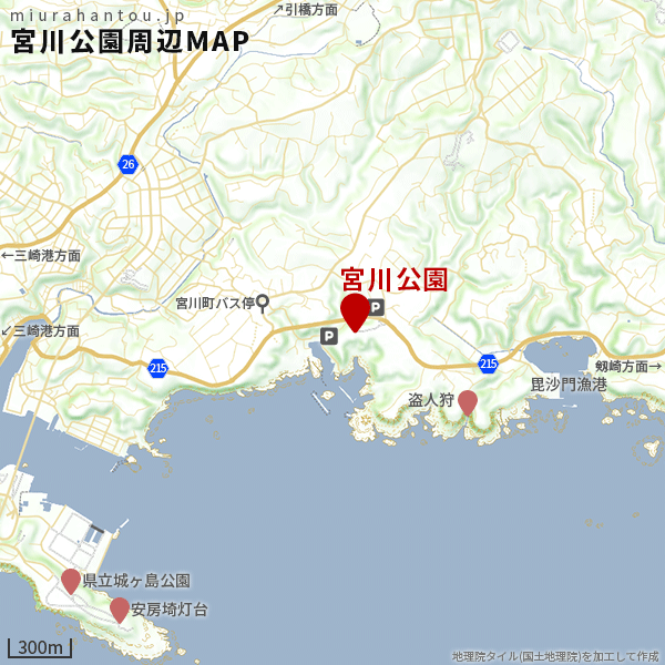 宮川公園マップ周辺マップ
