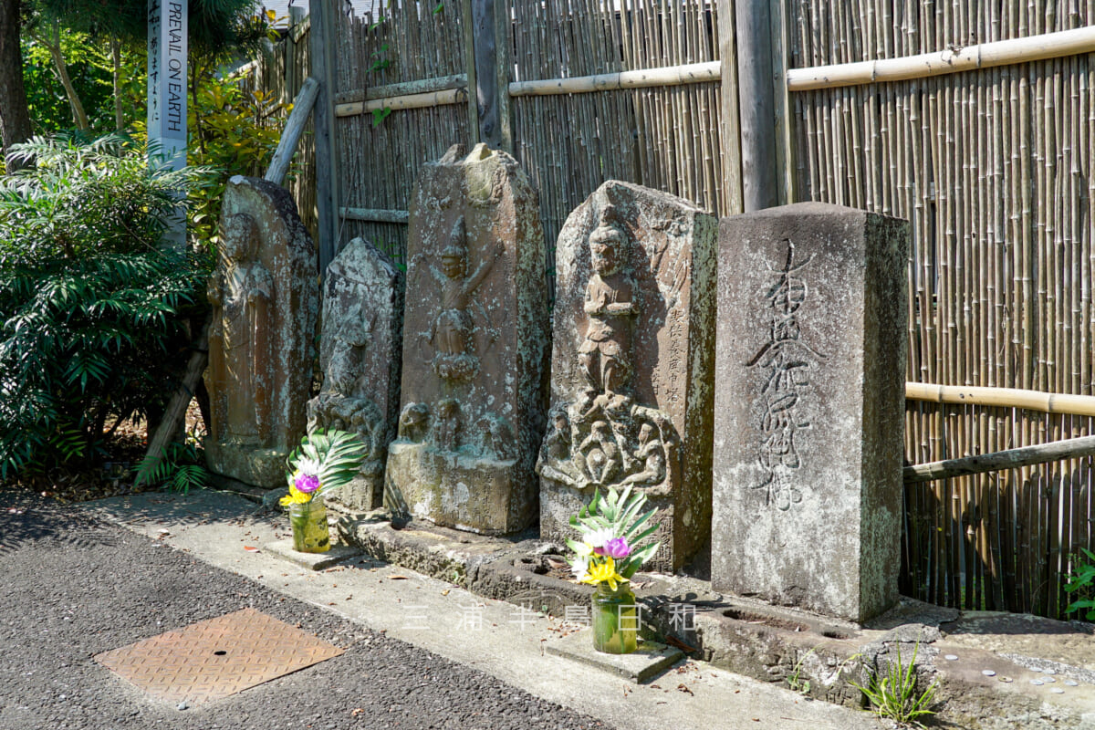 多聞院・庚申塔群（撮影日：2024.06.14）