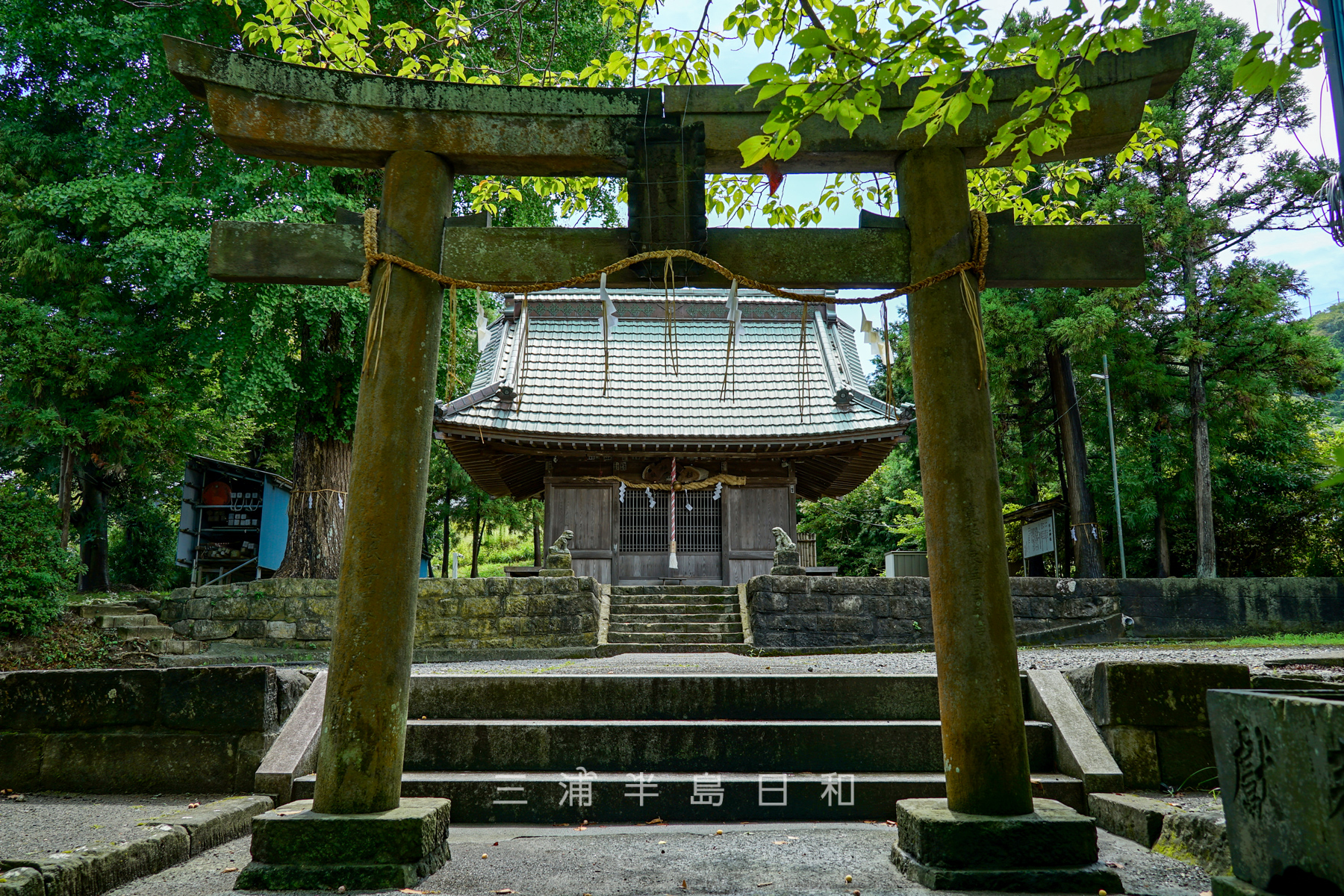 杉山神社・鳥居（撮影日：2020.09.03）