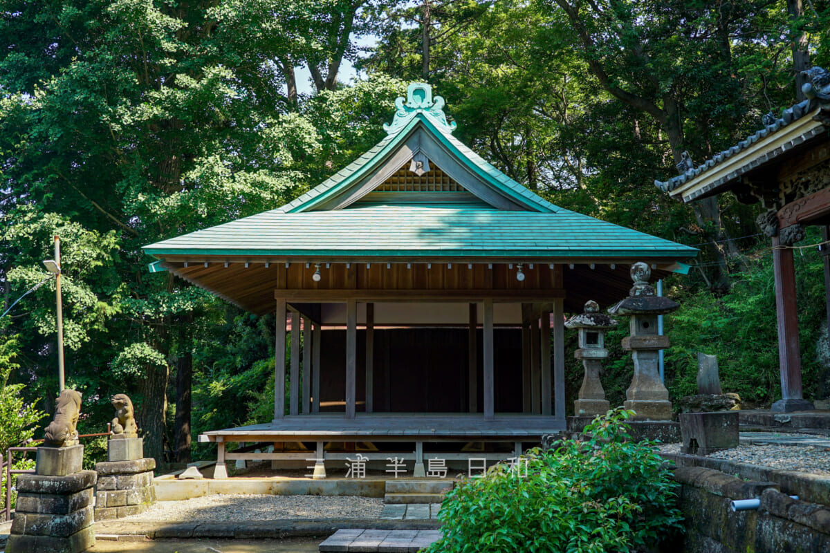 大船熊野神社・拝殿（神楽殿）（撮影日：2024.06.14）