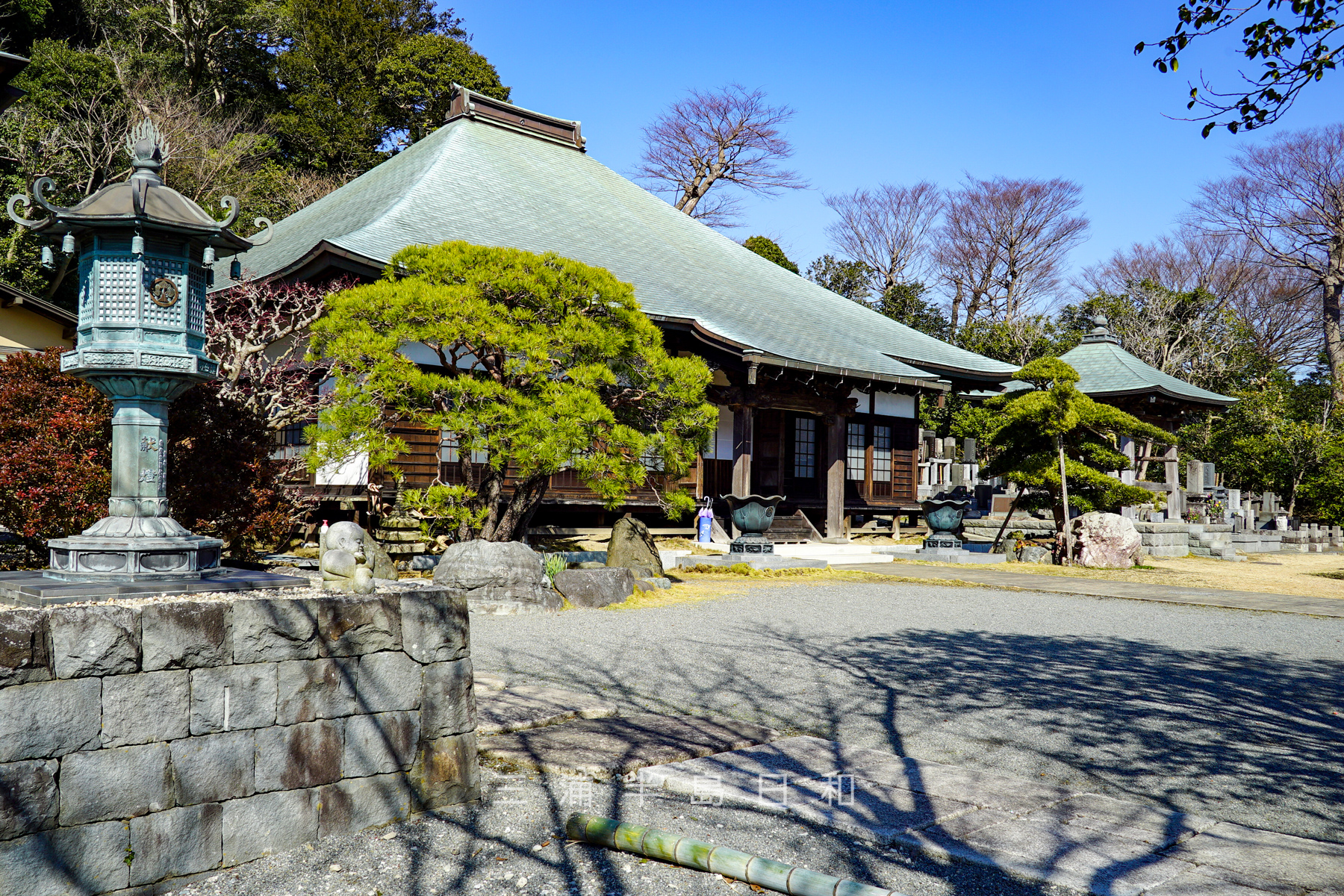 新善光寺・境内（撮影日：2021.02.03）