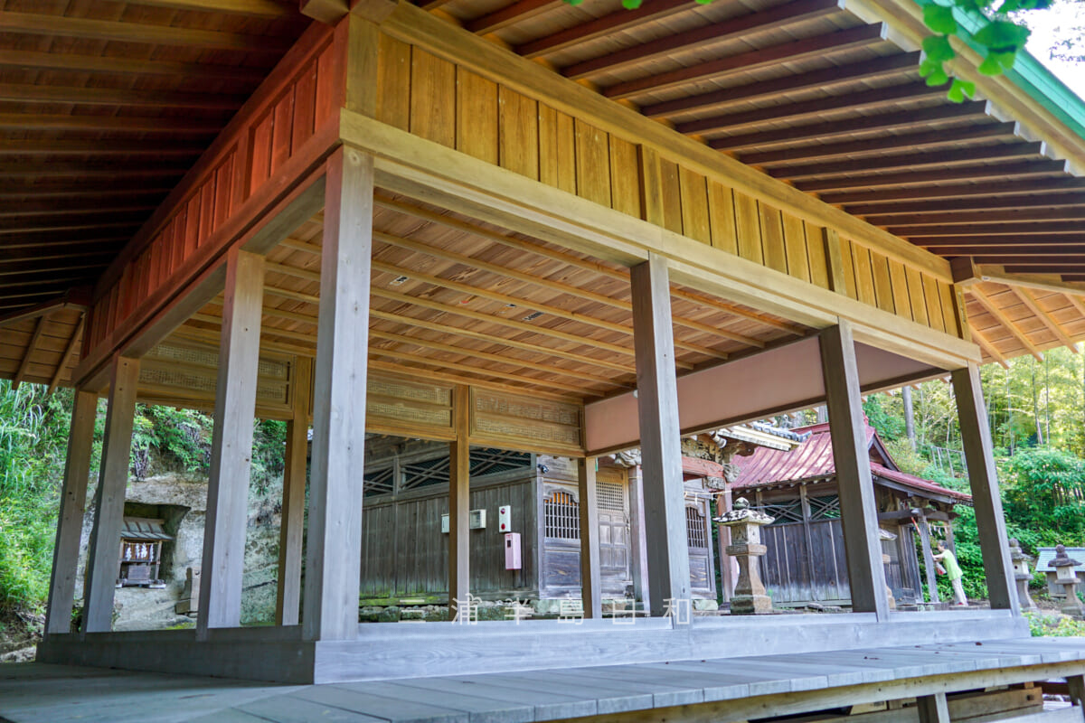 大船熊野神社・拝殿（神楽殿）-内部（撮影日：2024.06.14）