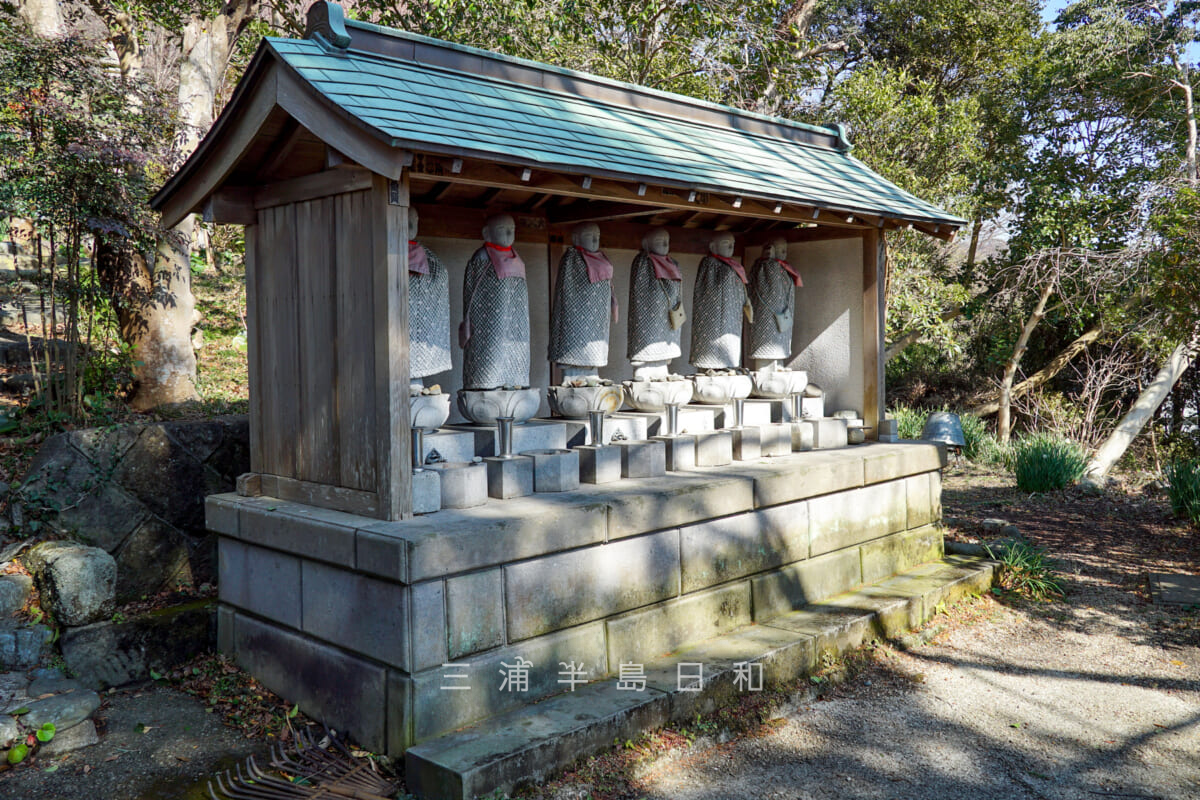 新善光寺・六地蔵（撮影日：2021.02.03）