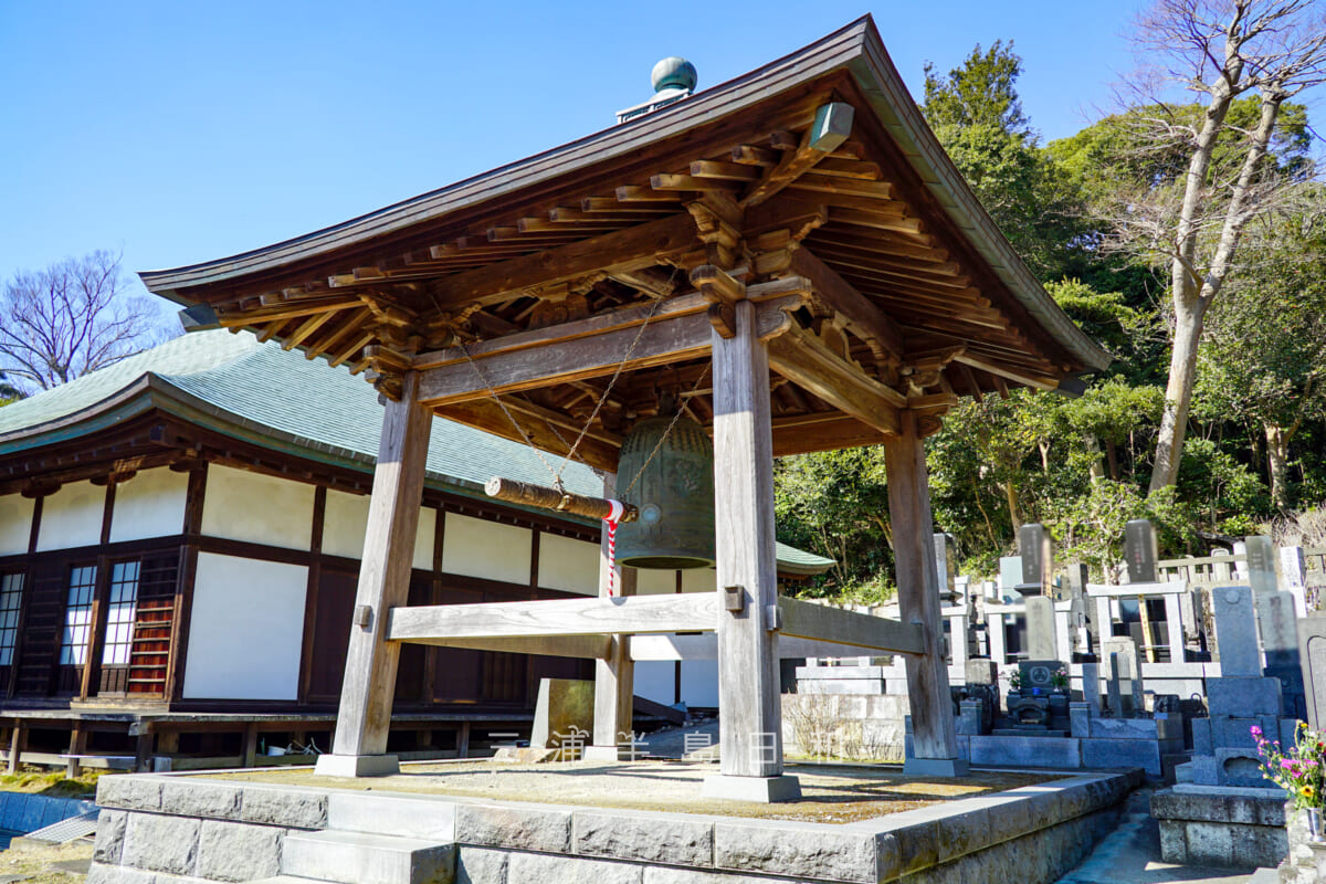 新善光寺・鐘楼（撮影日：2021.02.03）