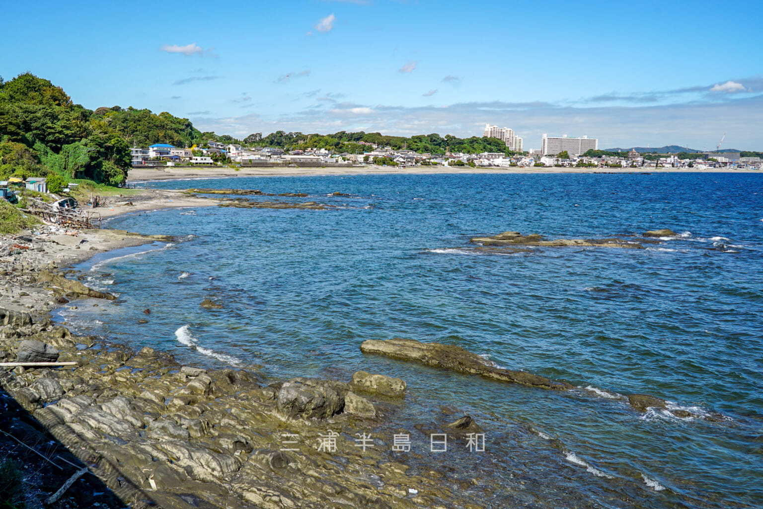 ボッケ崎(暮景崎)| 源頼朝の伝説が残る菊名海岸と金田海岸の間の眺望スポット
