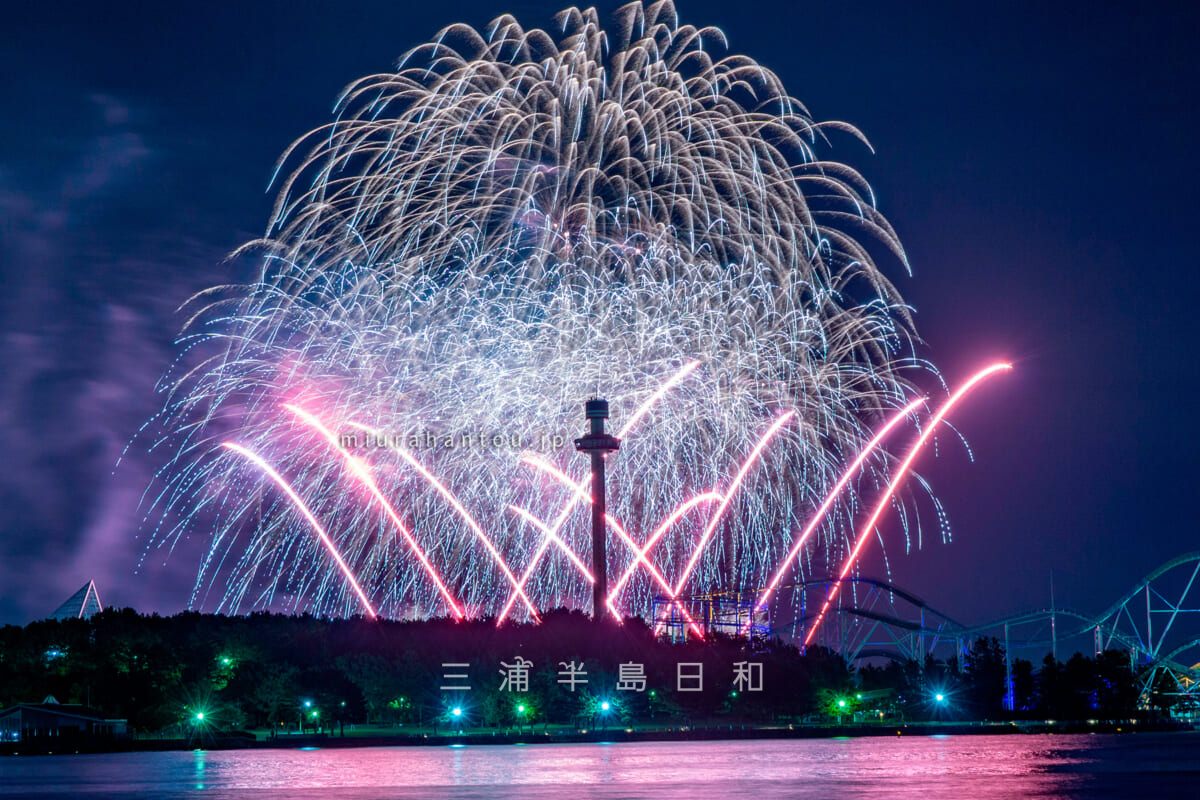 横浜・八景島シーパラダイス花火シンフォニア-5（撮影日：2024.08.10）