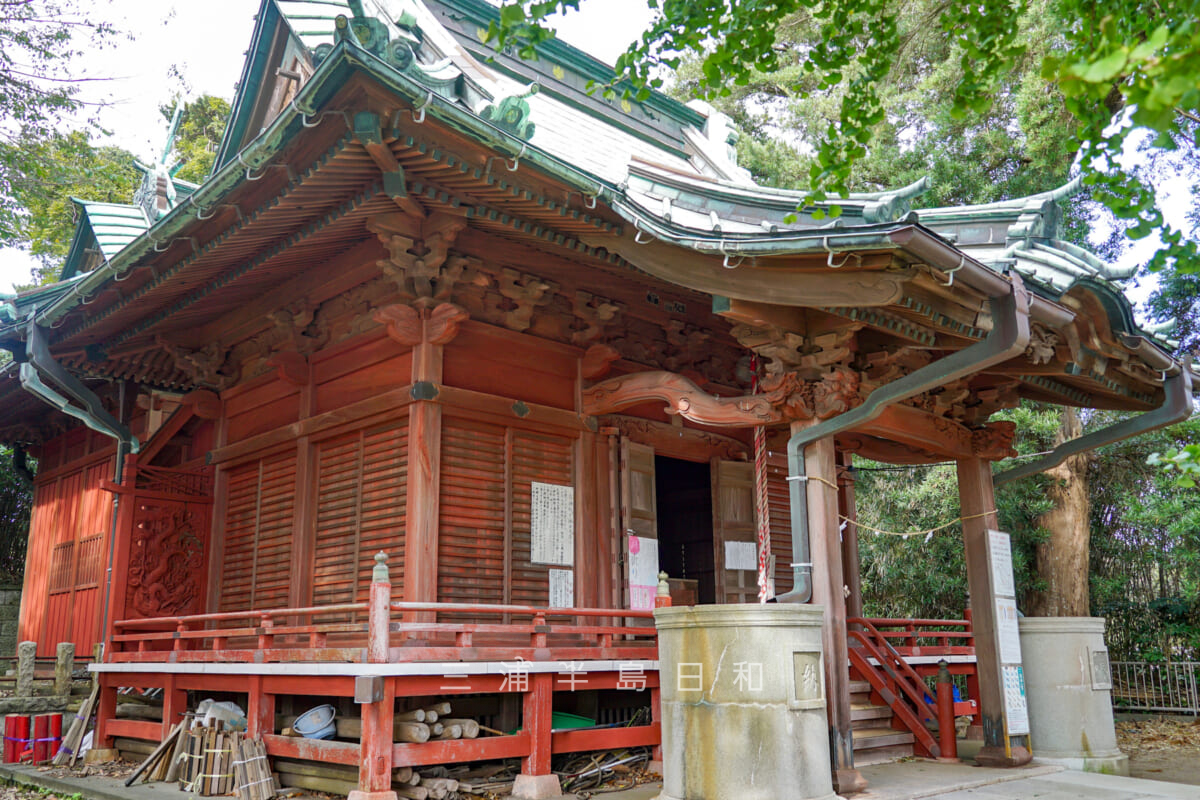 走湯神社・社殿（撮影日：2024.11.08）