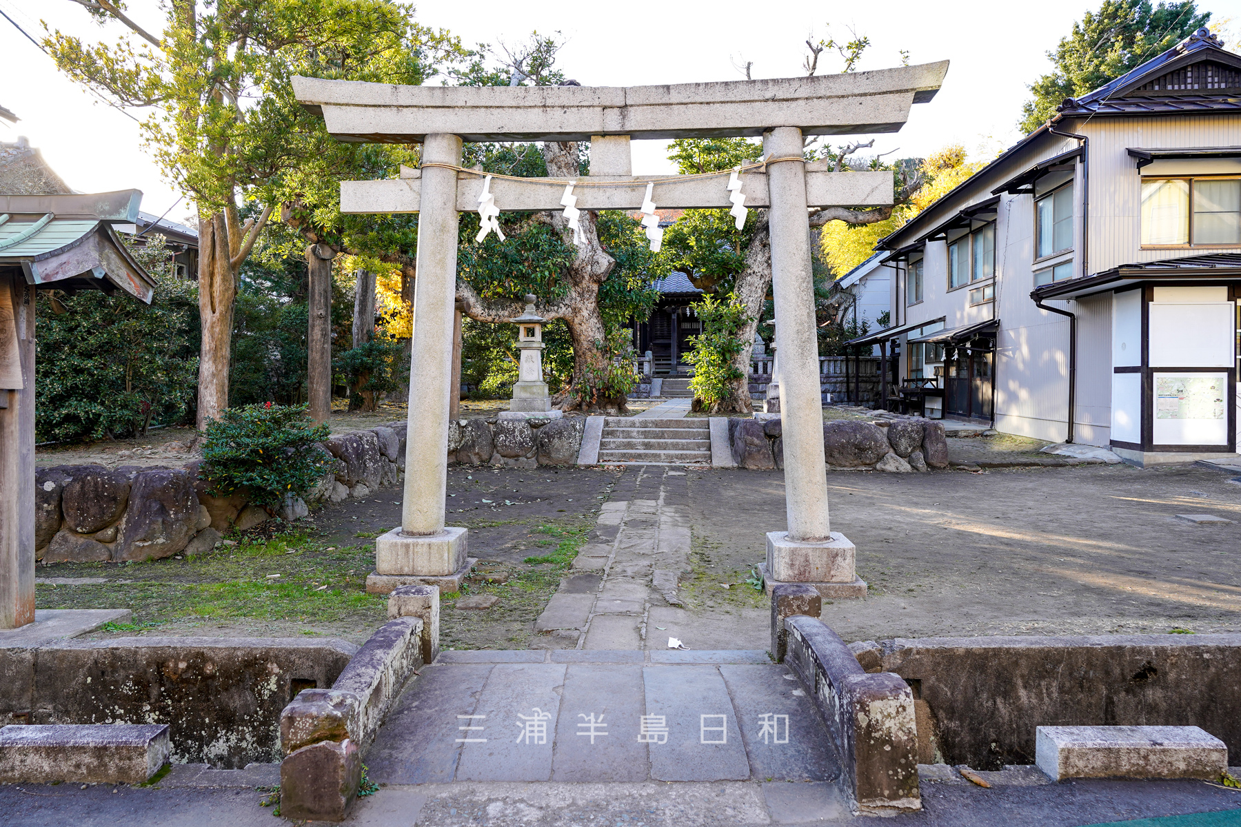 八坂大神（相馬天王）・境内（撮影日：2024.12.18）