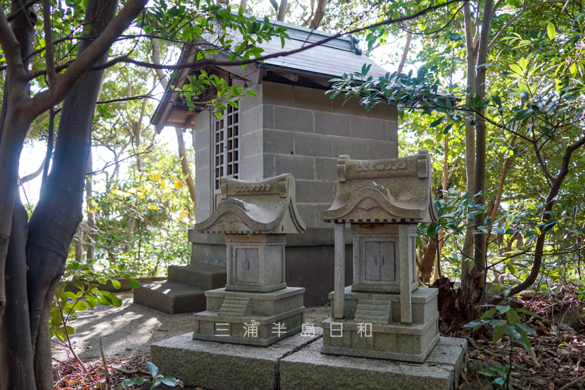 雨崎神社（浅間神社）・石祠（撮影日：2024.12.27）