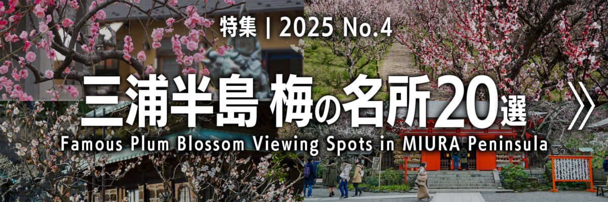 【2025 No.4】特集 | 三浦半島梅の名所